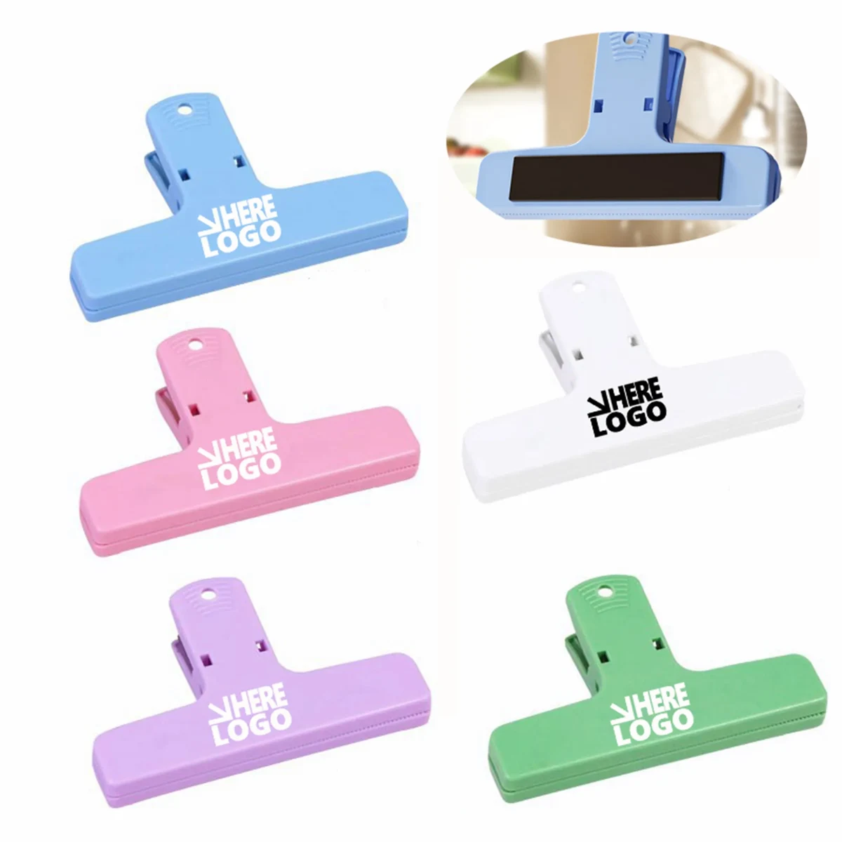 Magnetic Memo Bill Plastic Clip Fridge Sticker 1