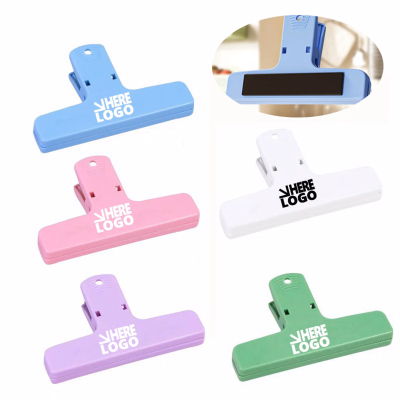 Magnetic Memo Bill Plastic Clip Fridge Sticker