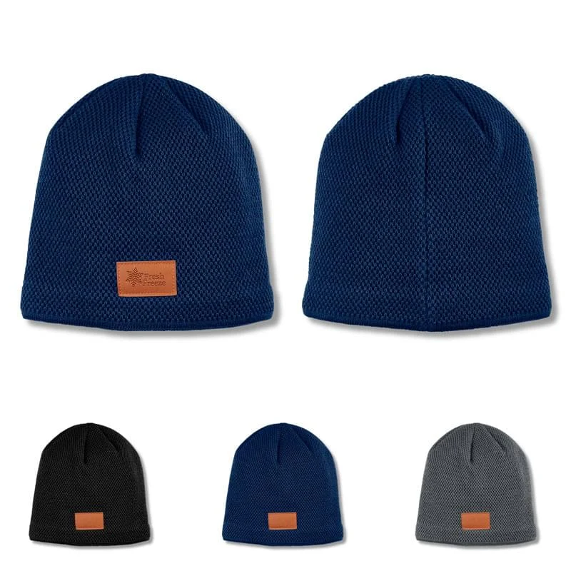 Leeman Classic Textured Knit Beanie 1