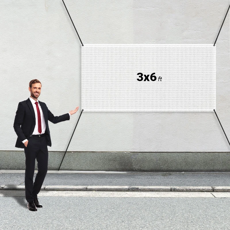 Custom 3' X 6' Mesh Banners 1