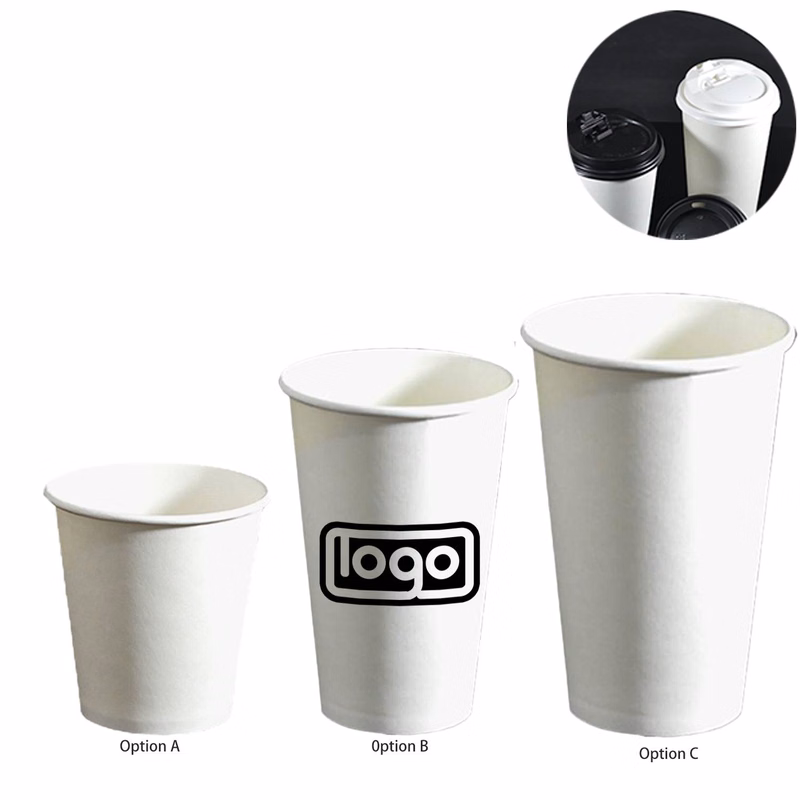 12/16/20oz Disposable Paper Cup with Lid