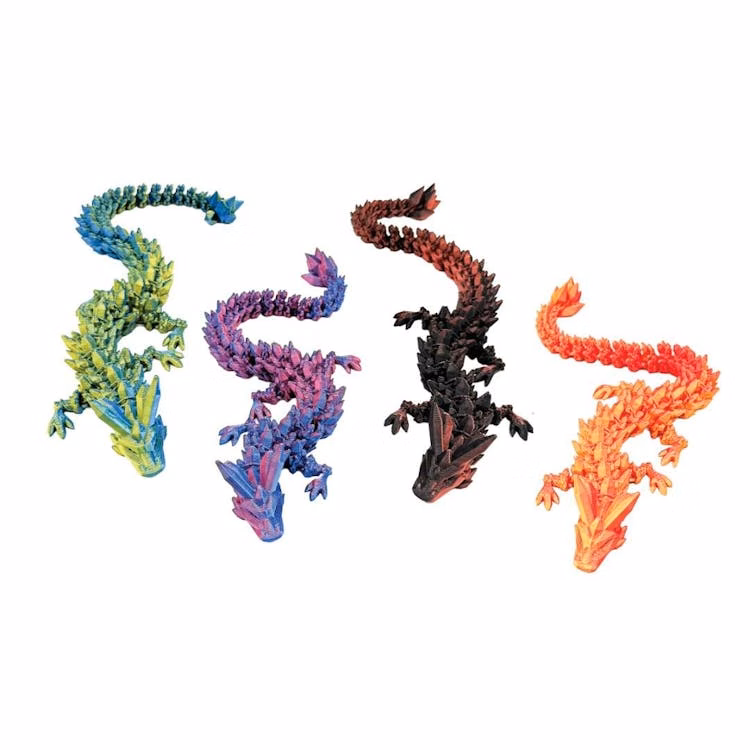 3D Printed Dragon Fidget Toys - Assorted