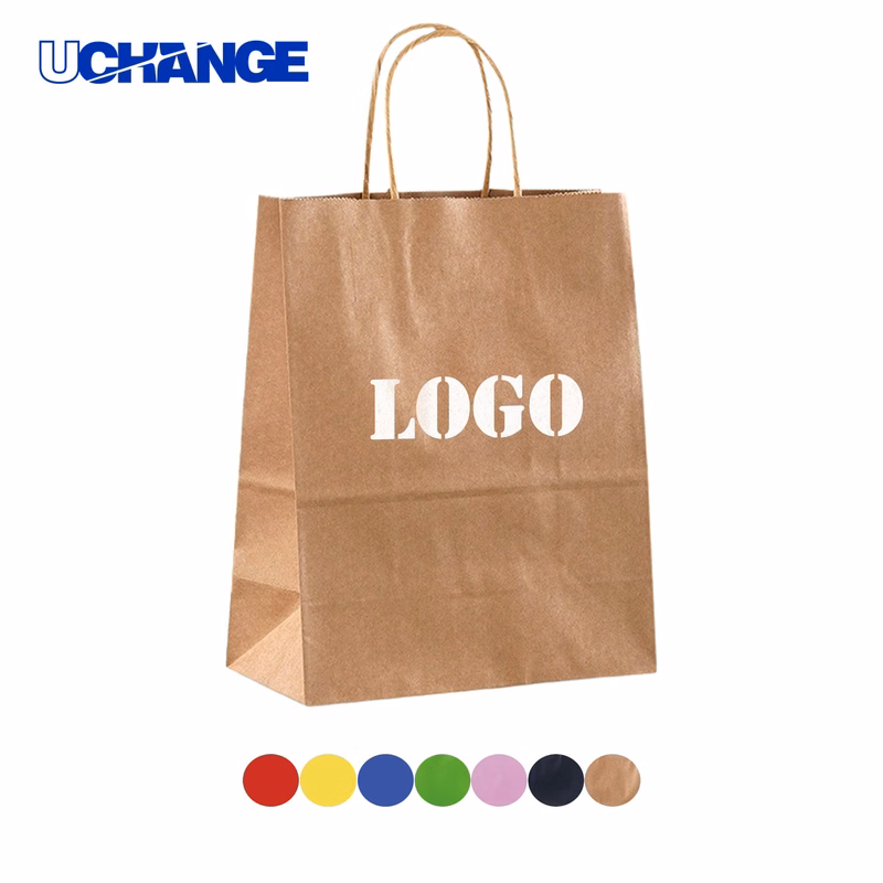 Mini Kraft Paper Shopper Tote Bag with Twisted Handle