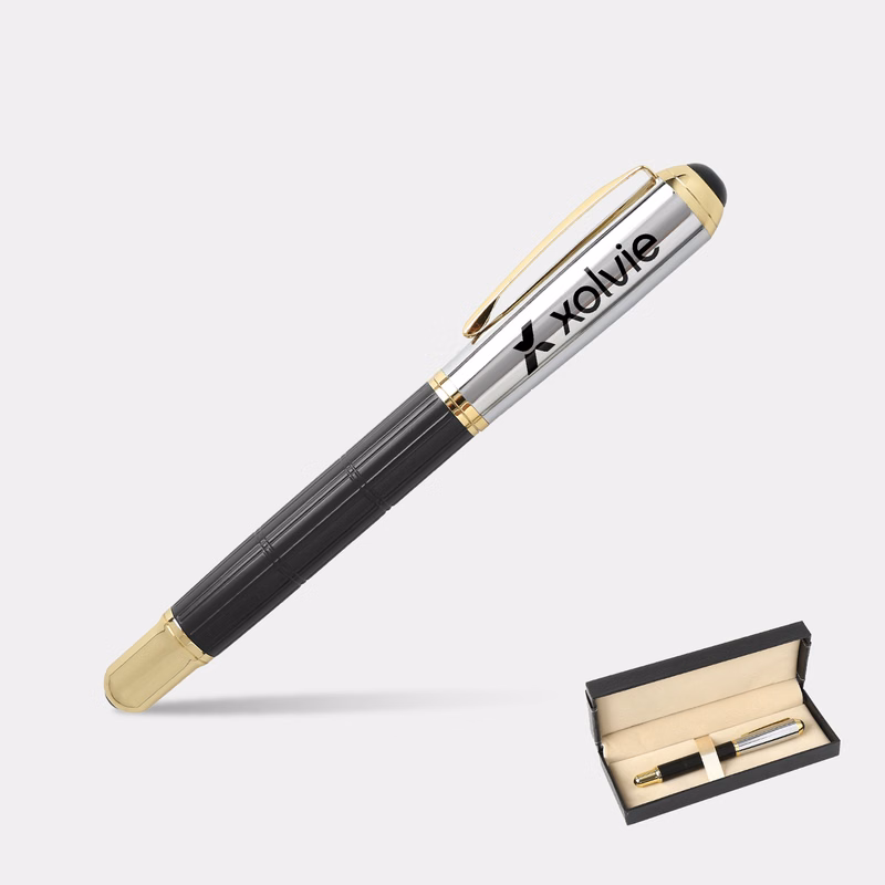 TiTUS® Luxury Silver Color Rollerball Pen Gift Box