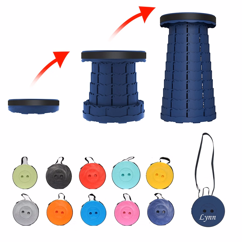 Portable Retractable Camping Storage Stool