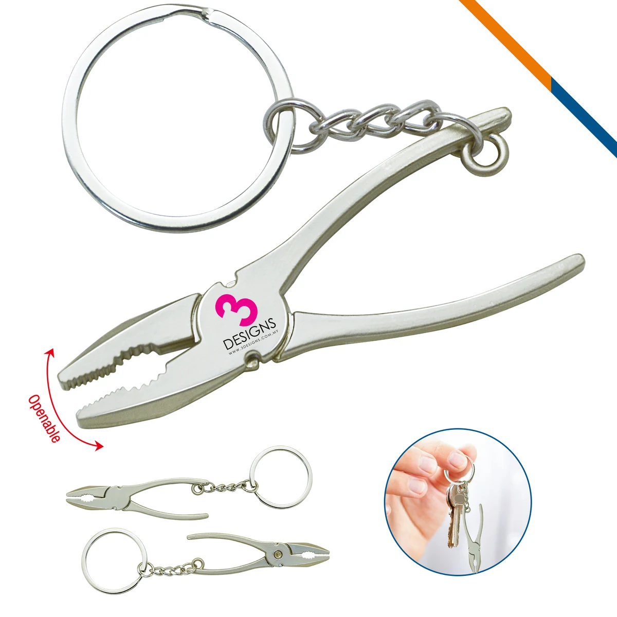 Pliers Keychain 1
