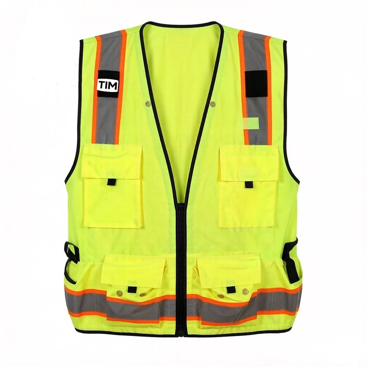 Fluorescent Yellow All-Season Riding Safety Vest 1