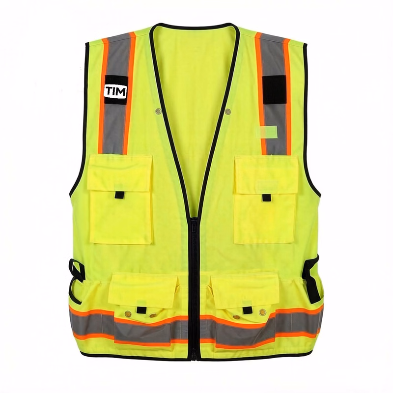 Fluorescent Yellow All-Season Riding Safety Vest
