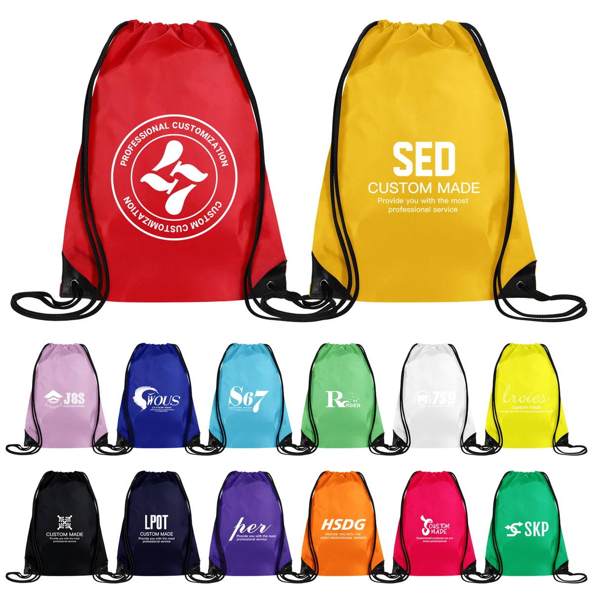 210D Polyester Cinch Bag 1