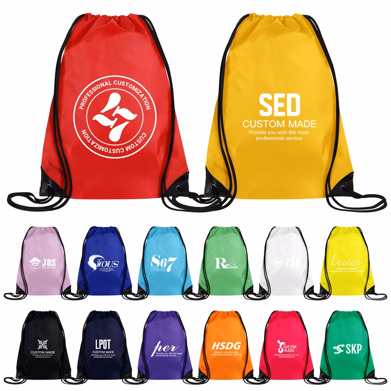 210D Polyester Cinch Bag