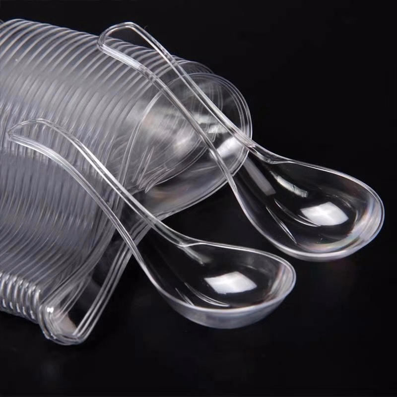 Clear Hard Plastic Spoon