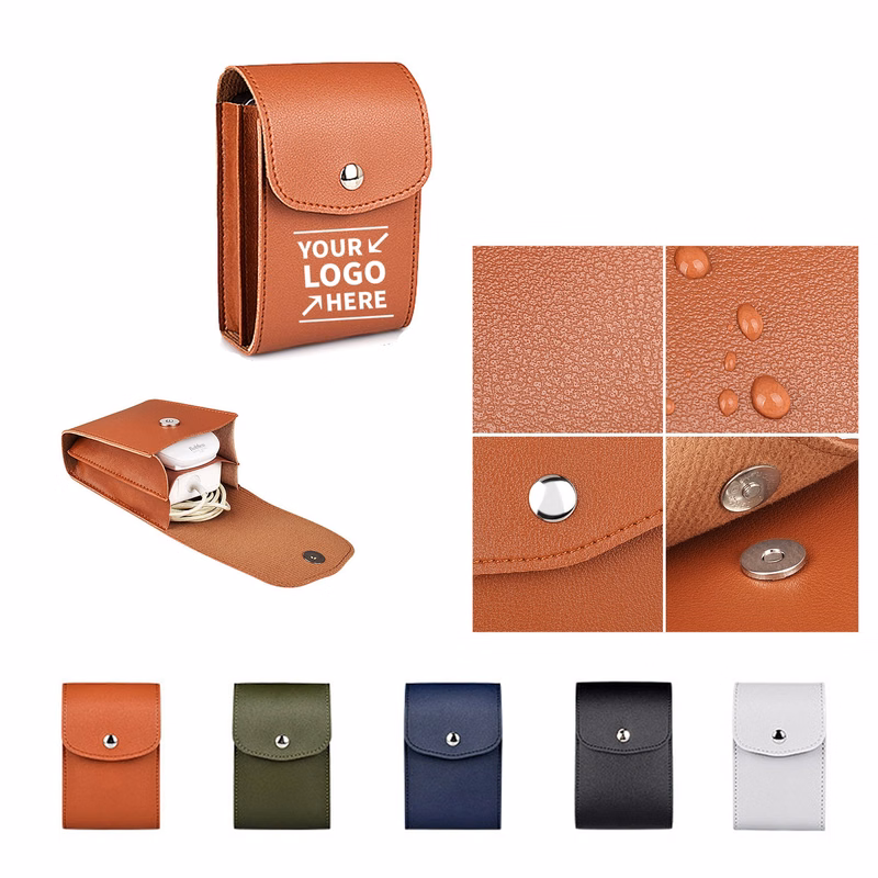 PU Mouse Date Cable Storage Bag