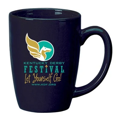 14 oz Houston Endeavor Customized Mug - Cobalt Blue 1