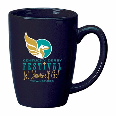 14 oz Houston Endeavor Customized Mug - Cobalt Blue