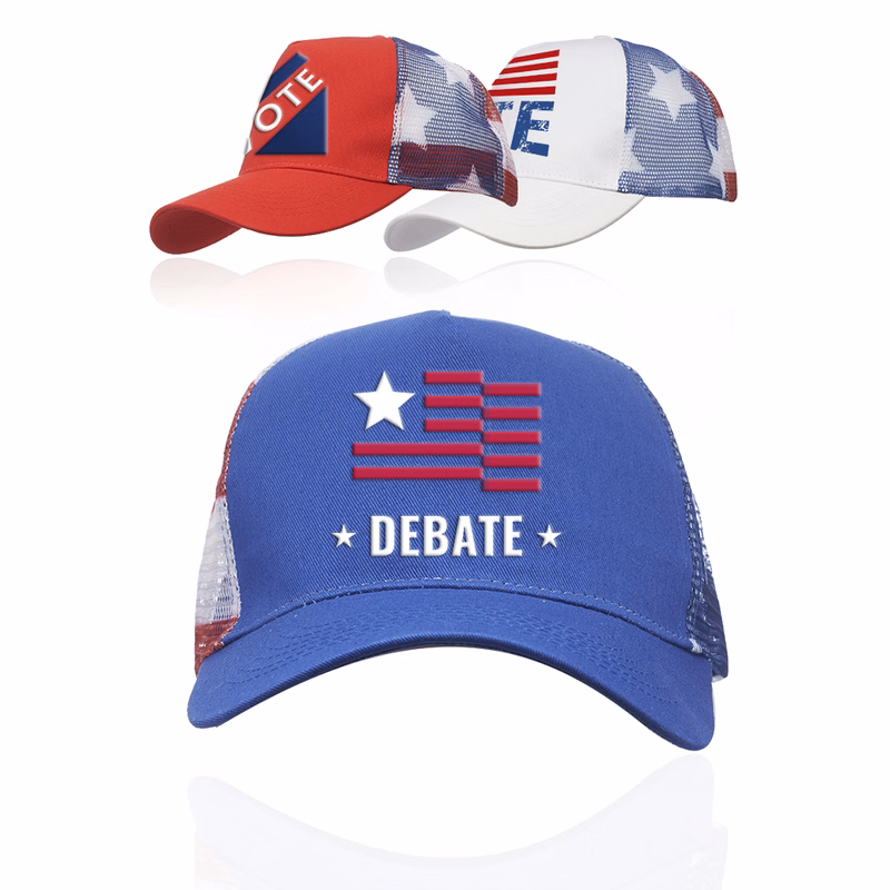 Structured Patriotic Baseball Cap - Embroidery