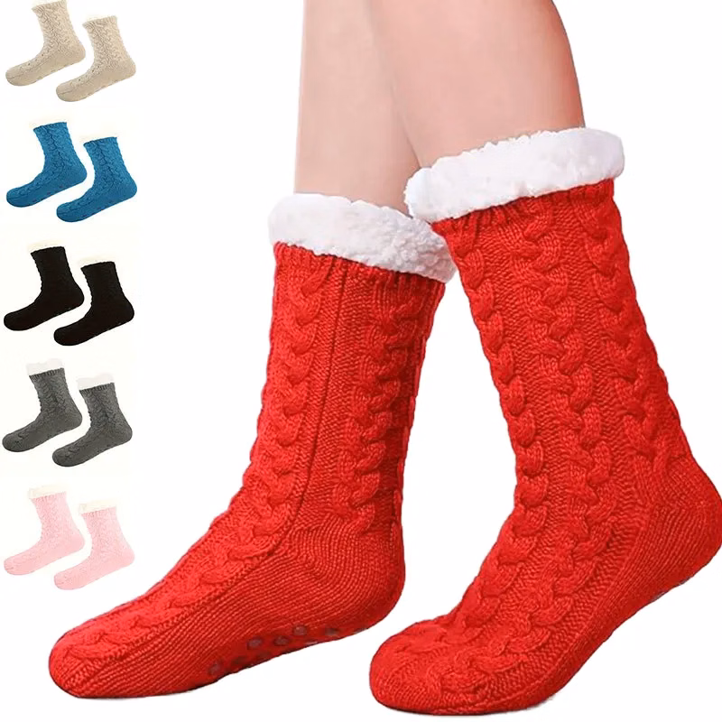 Fuzzy Slipper Socks
