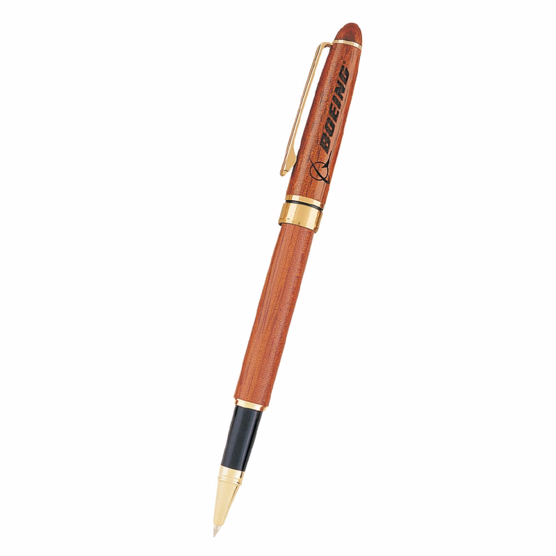 Rosewood Cap-Off Roller Ball Pen