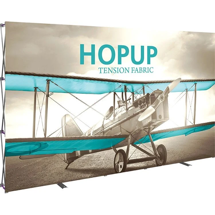 Hopup 13ft Full Height Straight Display & Front Graphic 1
