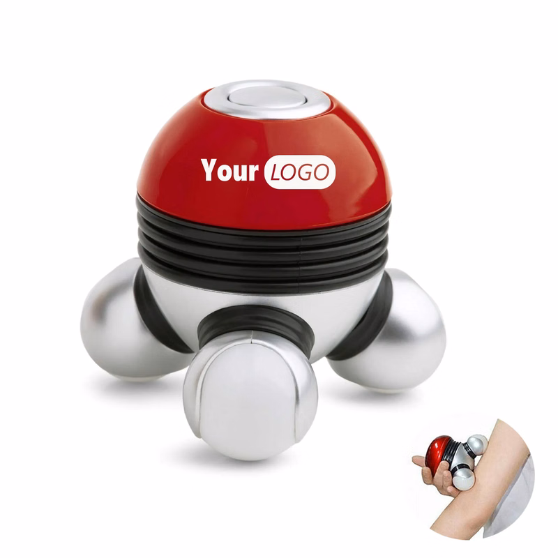 Mini Hand-Held Body Vibrating Massager with LED Light for He