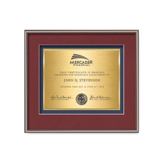 Fenestra Certificate TexEtch - Bronze 1