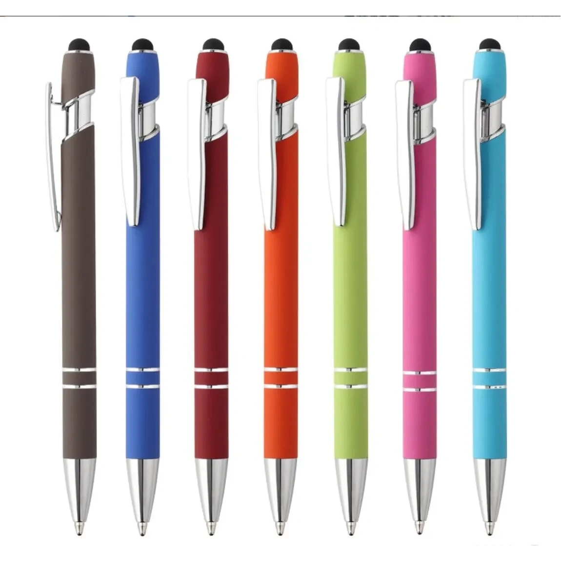 Pen With Soft Rubberized Grip 1