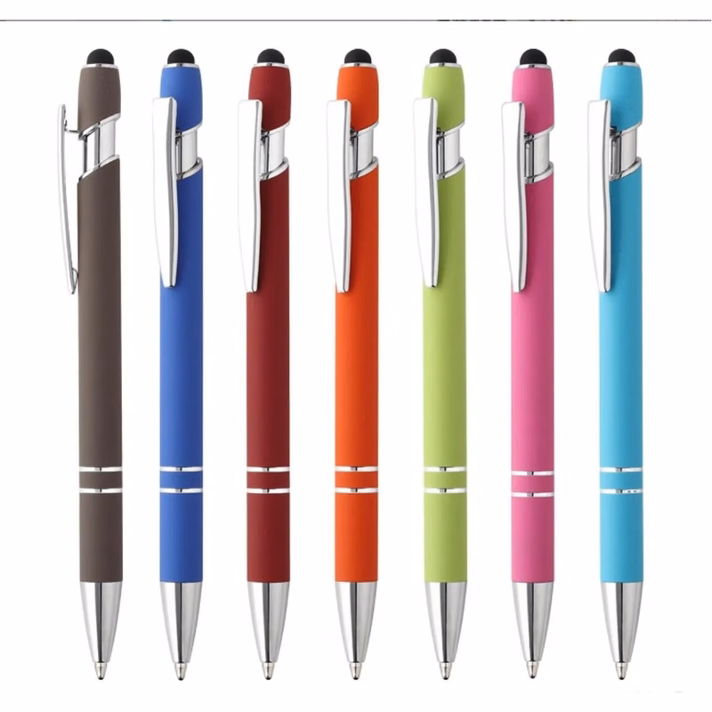 Pen With Soft Rubberized Grip