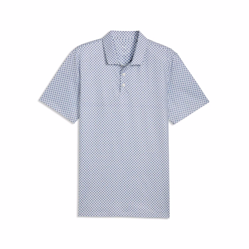 PUMA® Men's MATTR Clover BN Golf Polo Shirt with UPF 40+ Protection