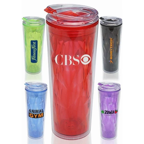 20 oz Double Wall Plastic Travel Mug 1