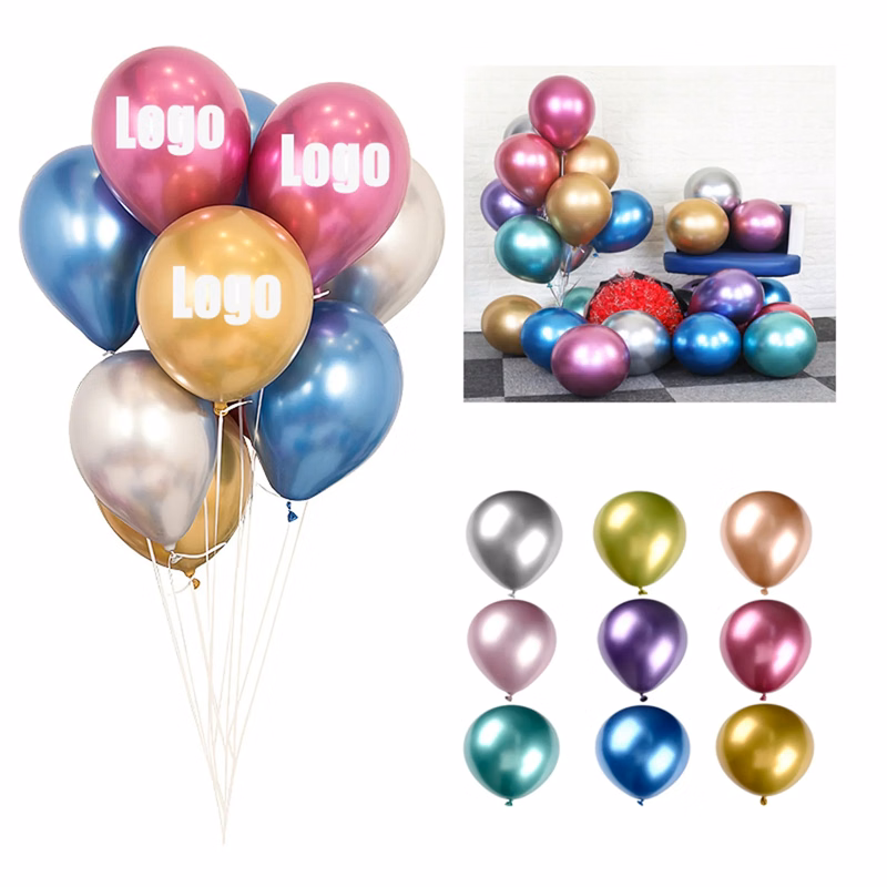 12inch Happy Birthday  Metallic Ballons