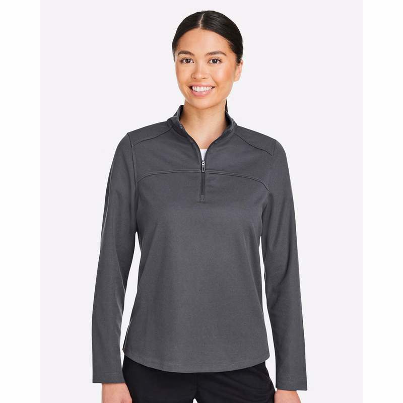 Women's Express Tech Performance Pique Quarter-Zip Pullover - NE412W