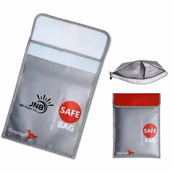 Flame-Retardant Document Pouches