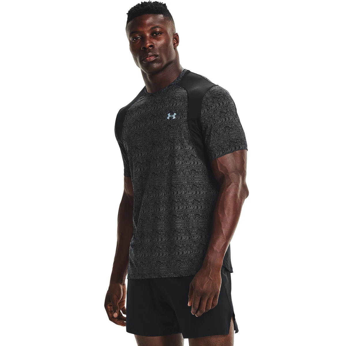 UA Iso-Chill Run 200 Print Men's Short Sleeve 1