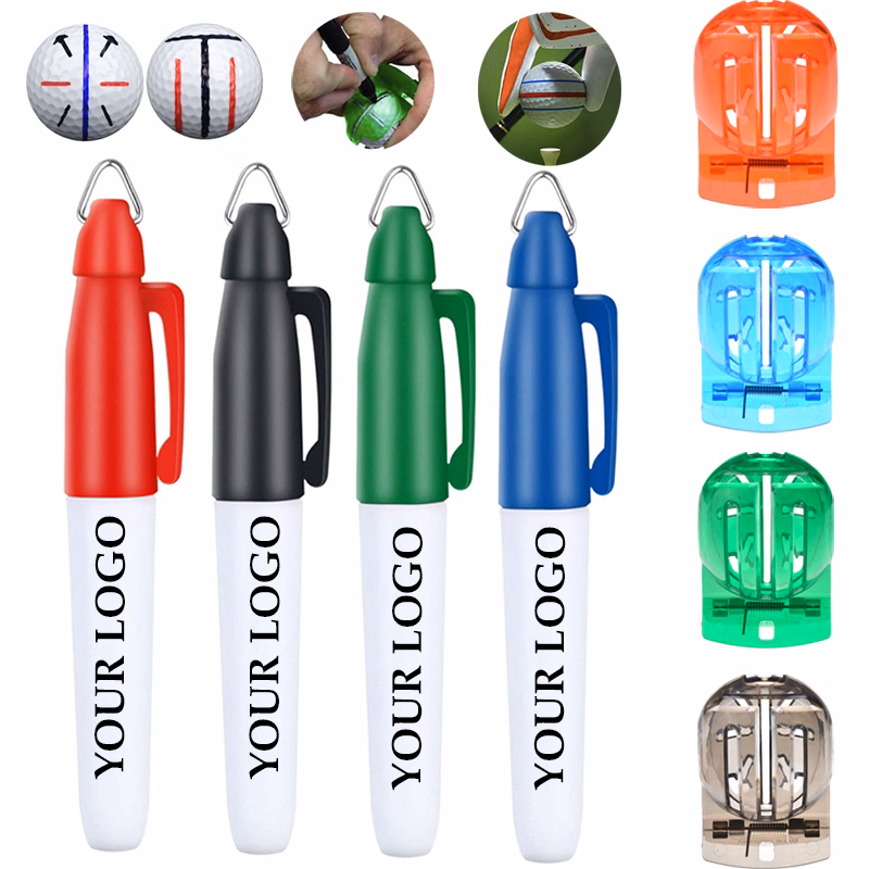 Golf Ball Liner Marker with 1 Waterproof Marking Pen