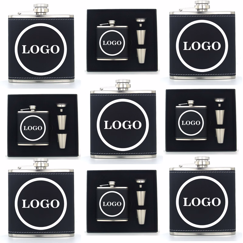 6OZ Small Whiskey Bottle Gift Set