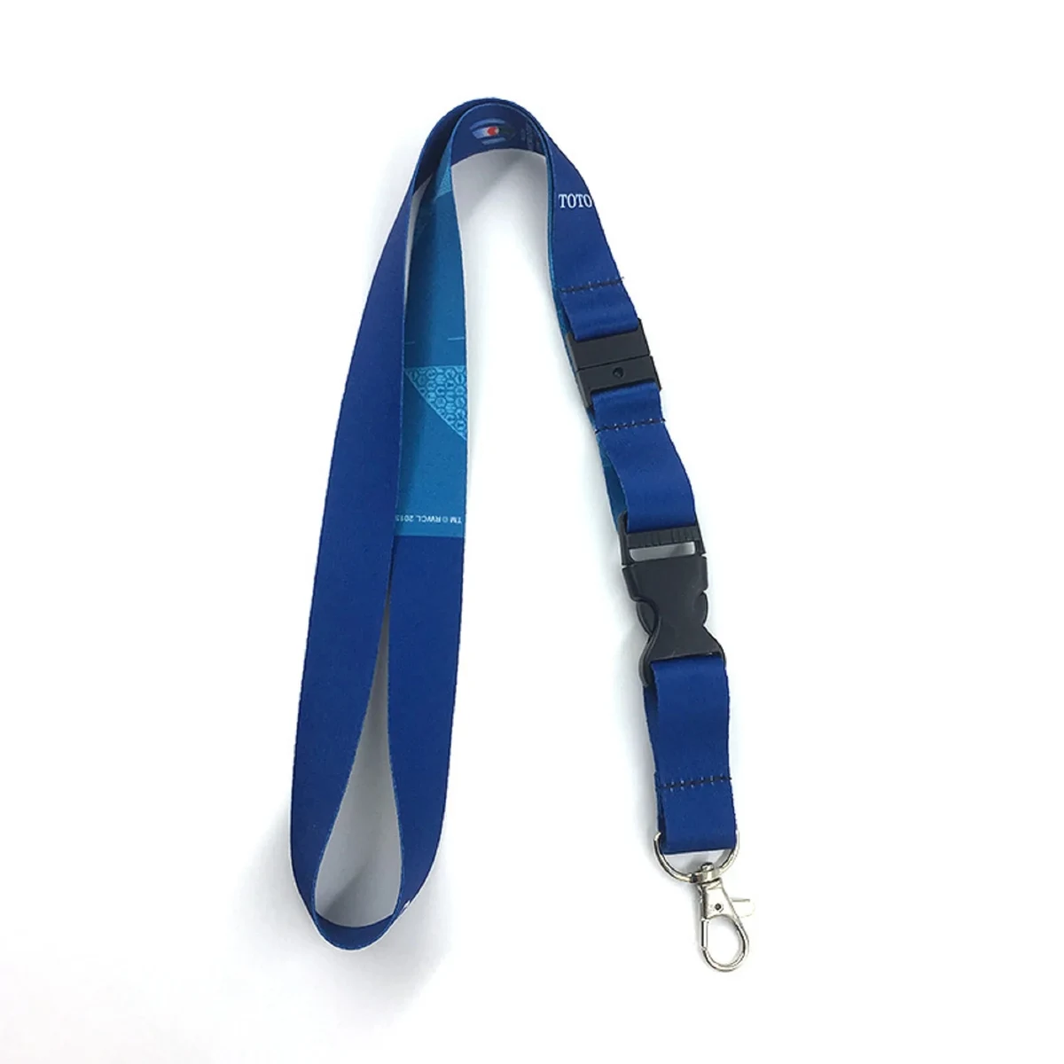 Polyester Safety Breakaway Lanyard with Keychain 1