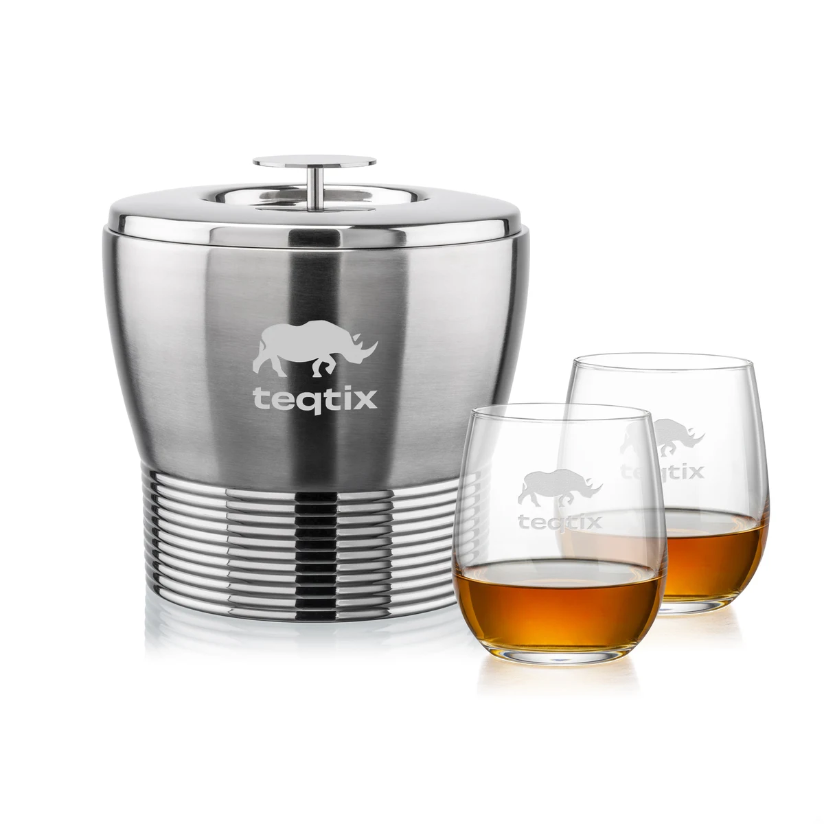 Genoa Ice Bucket & Gibson On-the-Rocks Set 1