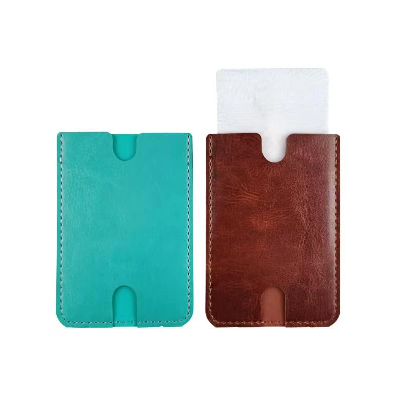 PU Leather Stick On Card Holder for Phone 1