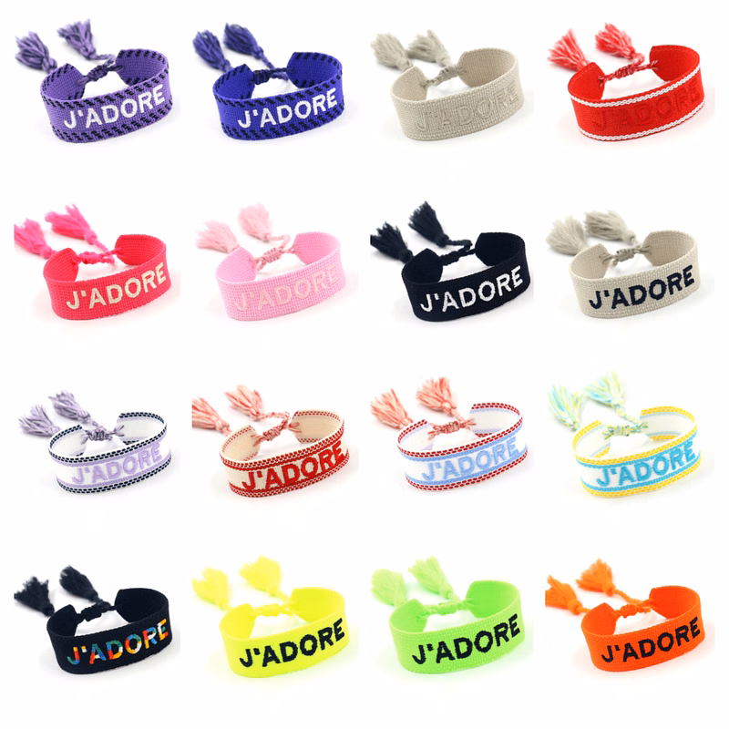 Woven strap wristband
