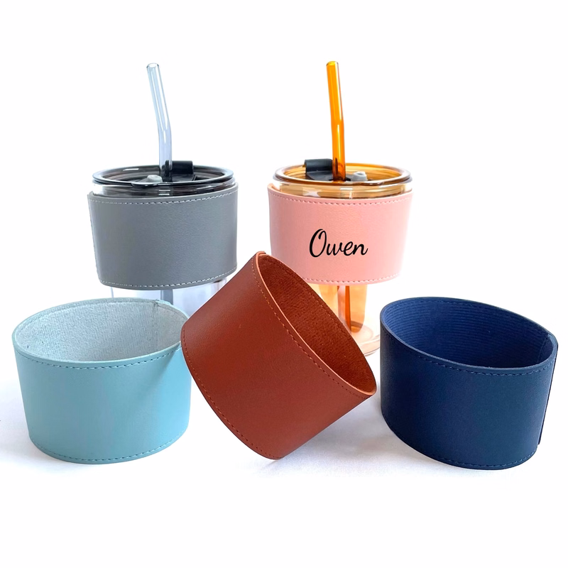 PU Leather Cup Holder Sleeve