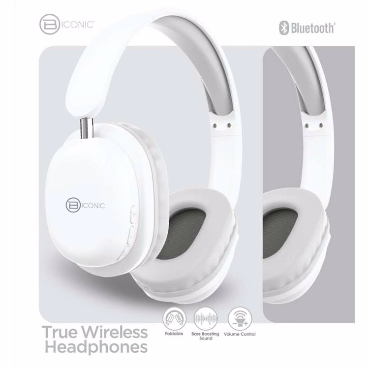 Bluetooth Wireless Headphones - White