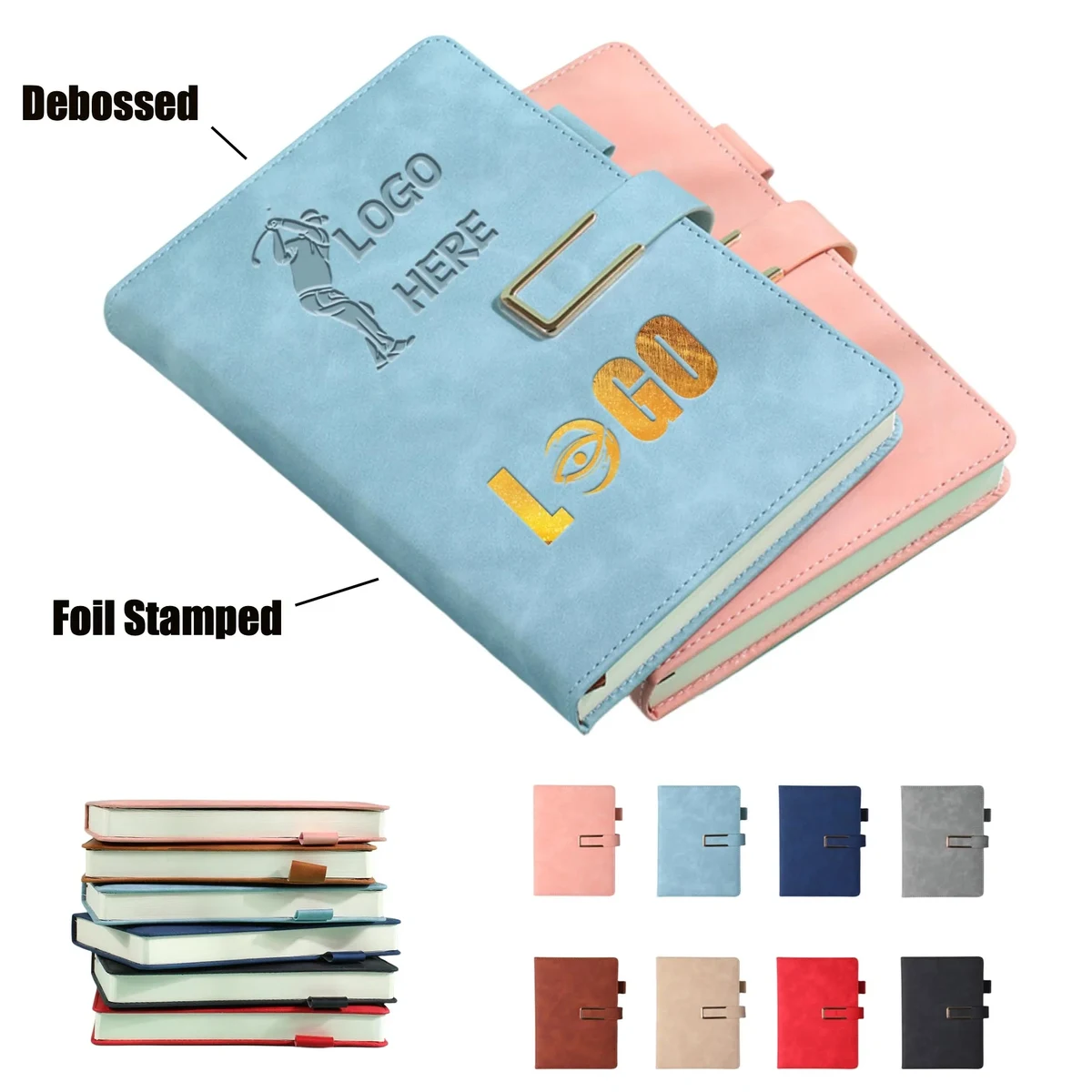 MOQ50 U-Clip A5 Notebook 200 Pages 1