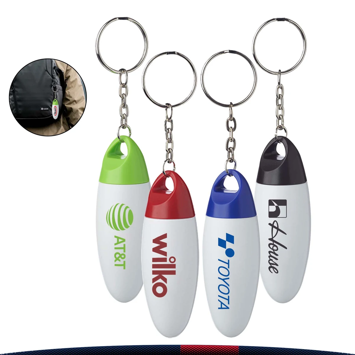 Nitora Pill Bottle Keychain 1
