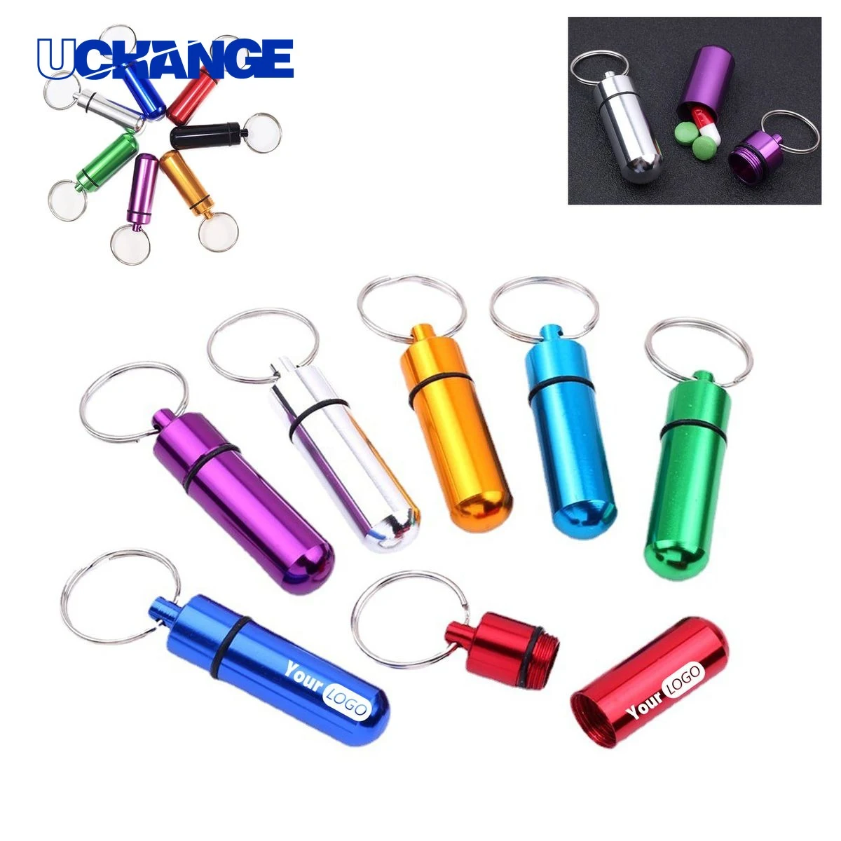 Mini Medicine Box Keychain 1