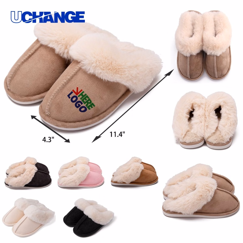 Home Warm Plush Slippers for Indoor Wear