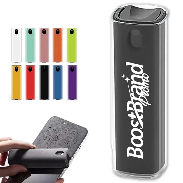 Custom 2 in 1 Screen Cleaner Spray with Microfiber Wipe — Tech Care Promo Item 1