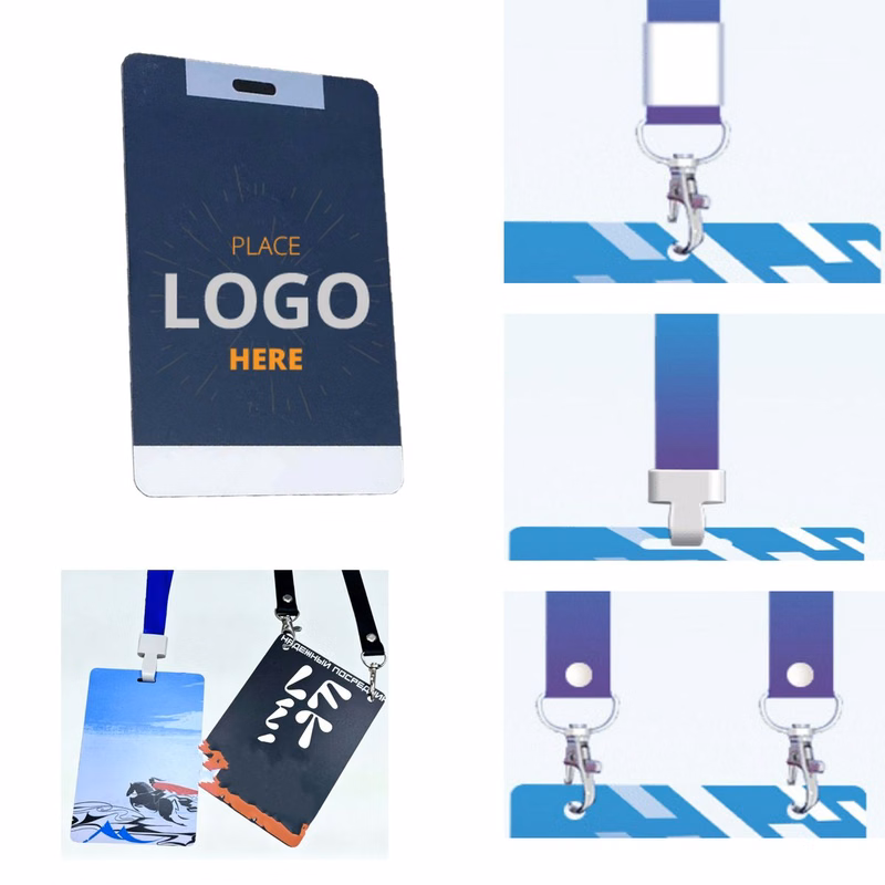 Multi-Color Printed PVC Employee ID Badge