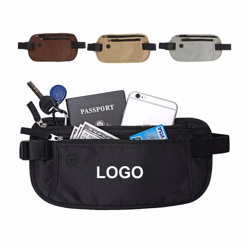 RFID Passport Holder Belt Bag