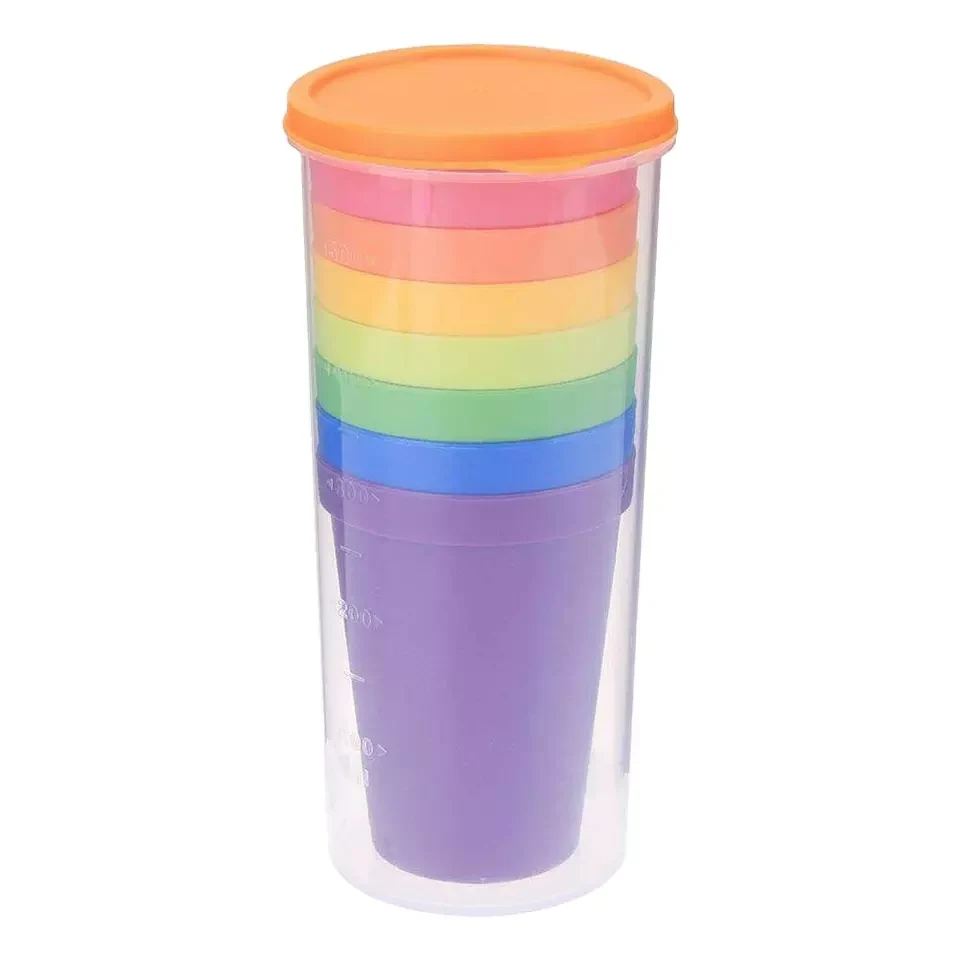 Portable Rainbow Cup Set 1