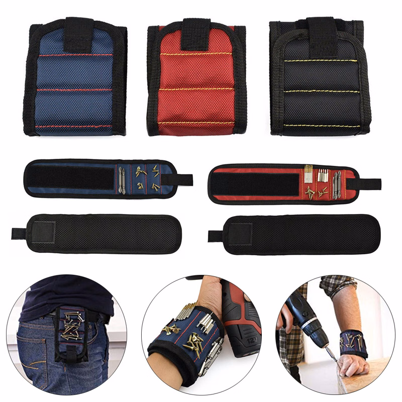 Magnetic Wristband Pocket Storage Tool Band