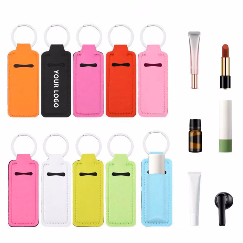 Neoprene Lipstick Keychain Holder